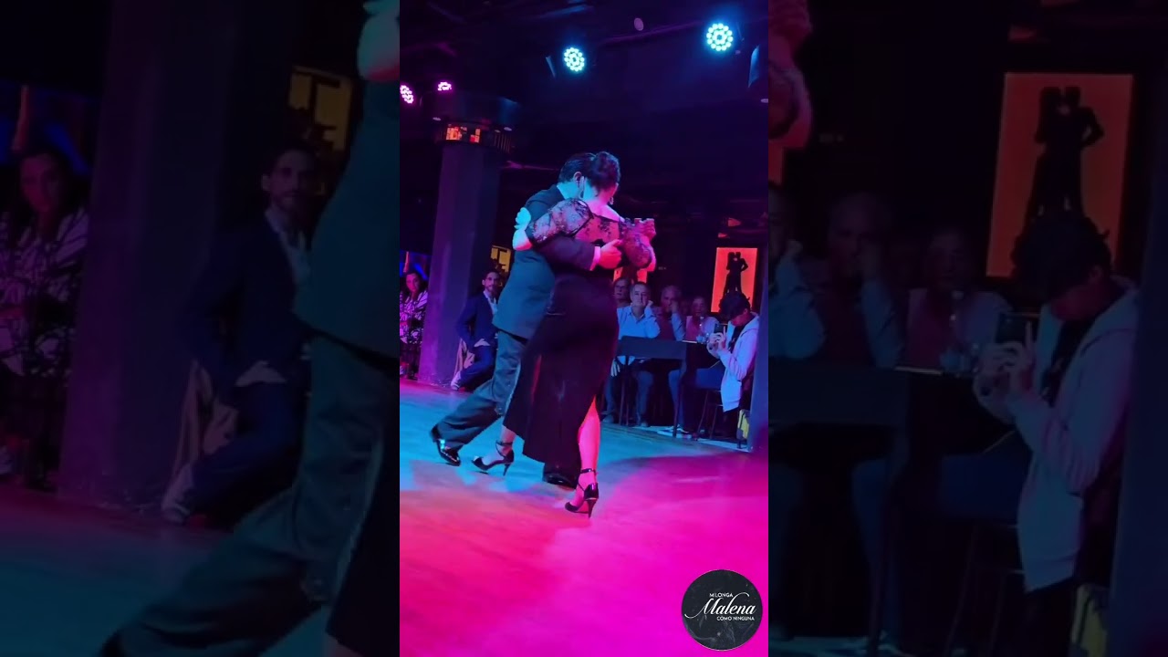 Andrés Tanguito Cejas & Genoveva Fernández en Milonga Malena!!