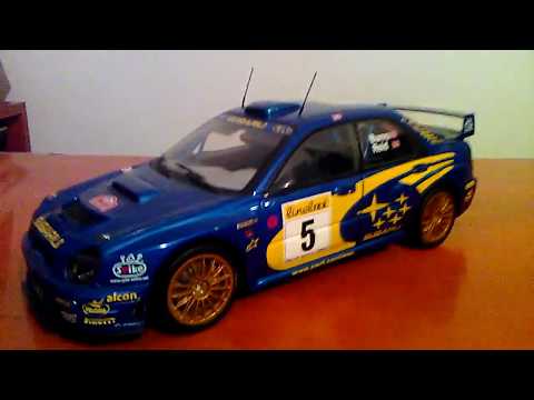 Subaru Impreza number 5  WRC (Rally of Monte Carlo) Richard Burns by Autoart