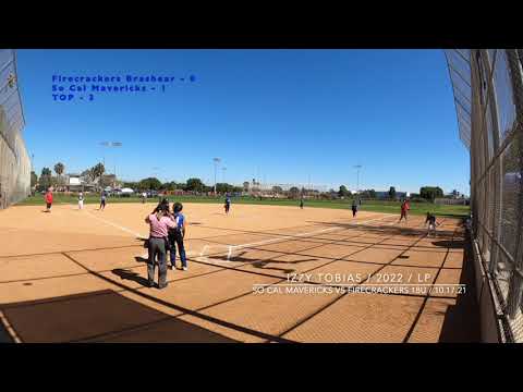 Izzy Tobias LP 2022 Pitching Highlights SoCal Mavericks Vs Firecrackers 18U 10 17  21.