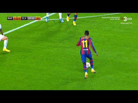 Ousmane Dembélé vs Elche | Off the Bench Performance | 19/09/2020