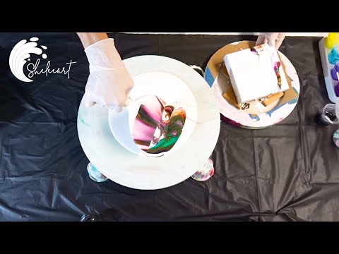 117. Sheleeart - 4 for the price of 1 Switcheroo!  I turn 4 mini pourings into 1!