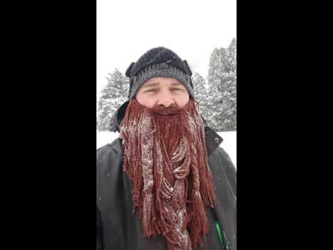 Beard head review #2 heavy snow | Epic Beard Head Review: Conquer the Snow in Viking Style