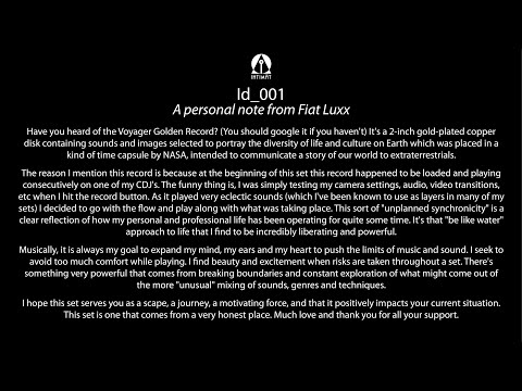 Id_001 by INTIMÄT // Fiat LuXx // Denver, CO USA [ Snippet from our Vimeo channel ]