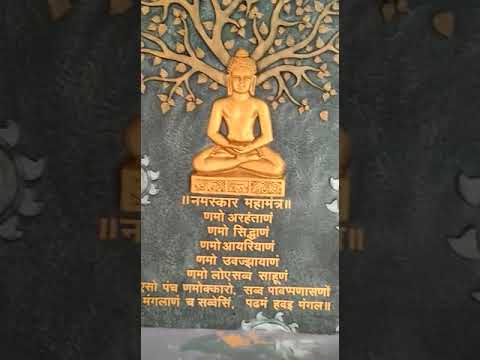 Polished without frame navkar mantra mural, size: 33 inch by...