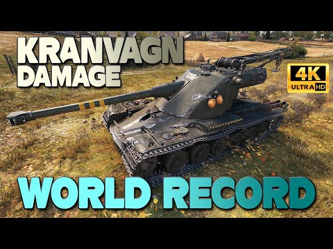 Kranvagn damage world record - World of Tanks