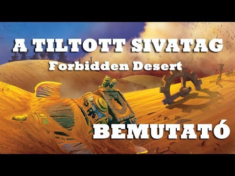 A Tiltott Sivatag (Forbidden Desert) - társasjáték bemutató - Jatszma.ro
