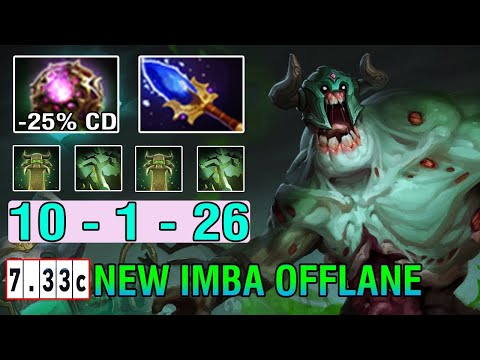 New IMBA Offlane [Undying] Aghanim Scepter + Octarine Core Build 3s Spam Truly Cancer Dota2 7.33C