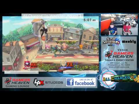 All Charged Up Smash 4 Weekly #21 - Fireboy (Palutena, Cloud) vs Rawrg (Samus) - Round 2
