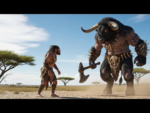 Life 2.4 Million Years Ago | Ancient Survival Story | The Moment a Giant Minotaur Turns Violent.