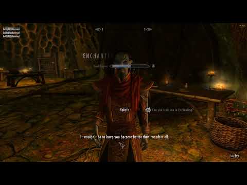 Skyrim SE - Bauglir Trainers mod