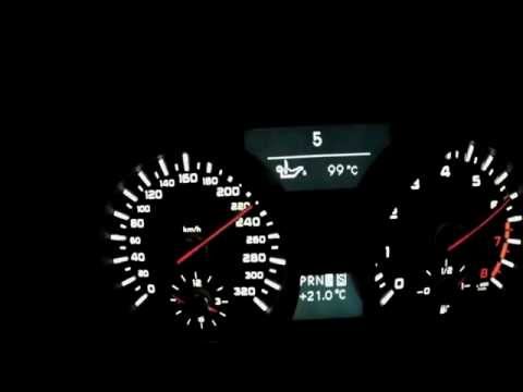 SLK 55 AMG acceleration 0-250 km/h