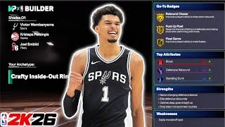 Best VICTOR WEMBANYAMA Build in NBA 2K26