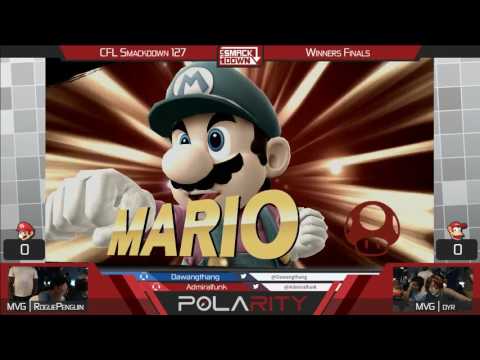 CFL Smackdown 127 WiiU - MVG | RoguePenguin (Mario) vs MVG | Dyr (Diddy Kong) - Winners Finals