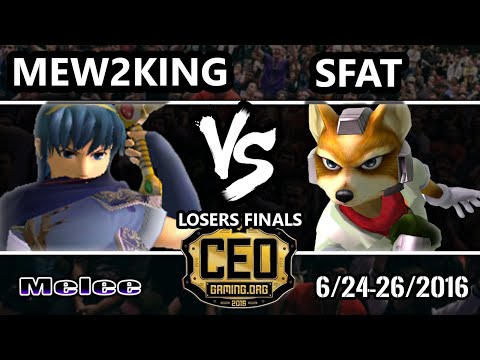 CEO 2016 SSBM - CLG | SFAT (Fox) Vs. Fox | MVG | Mew2King (Marth, Sheik) Smash Melee LF