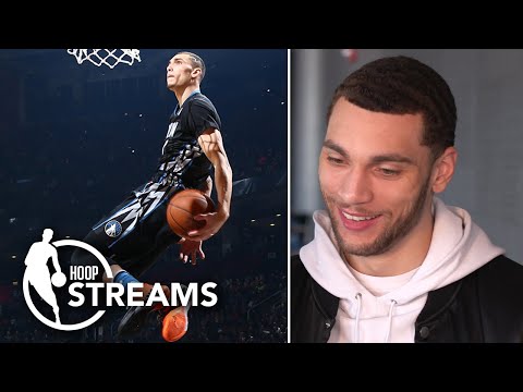 Zach LaVine watches 2016 NBA Dunk Contest highlights vs. Aaron Gordon with Omar Raja | Hoop Streams