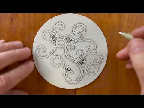 Zentangle Project Pack No.20 - 第1天［中文CC字幕版］