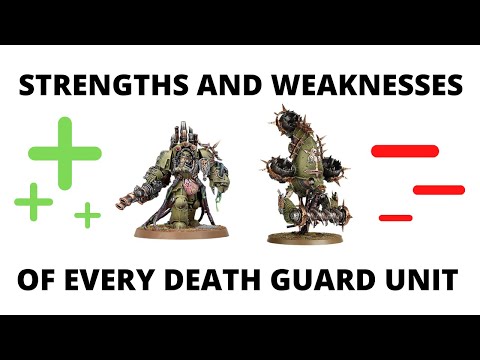 Strengths and Weaknesses for EVERY Codex Death Guard Unit