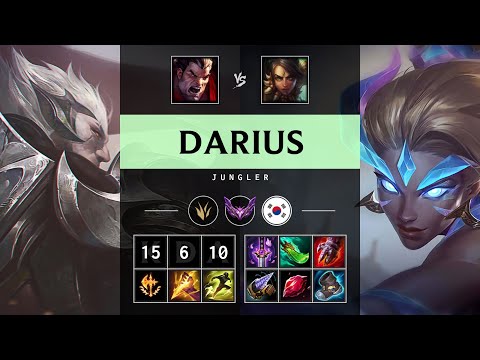 Darius Jungle vs Nidalee - KR Master Patch 25.19
