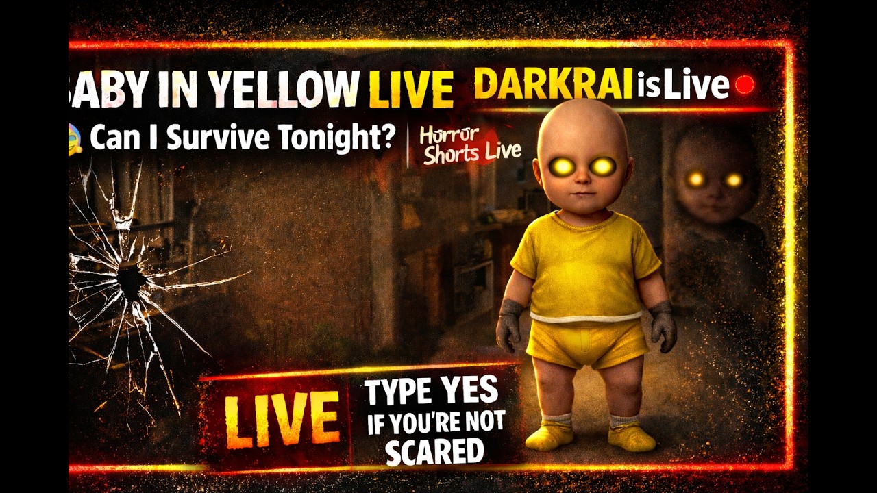Baby in Yellow Horror LIVE 👶💀 Don’t Watch Alone! #darkraisilive #shortslive