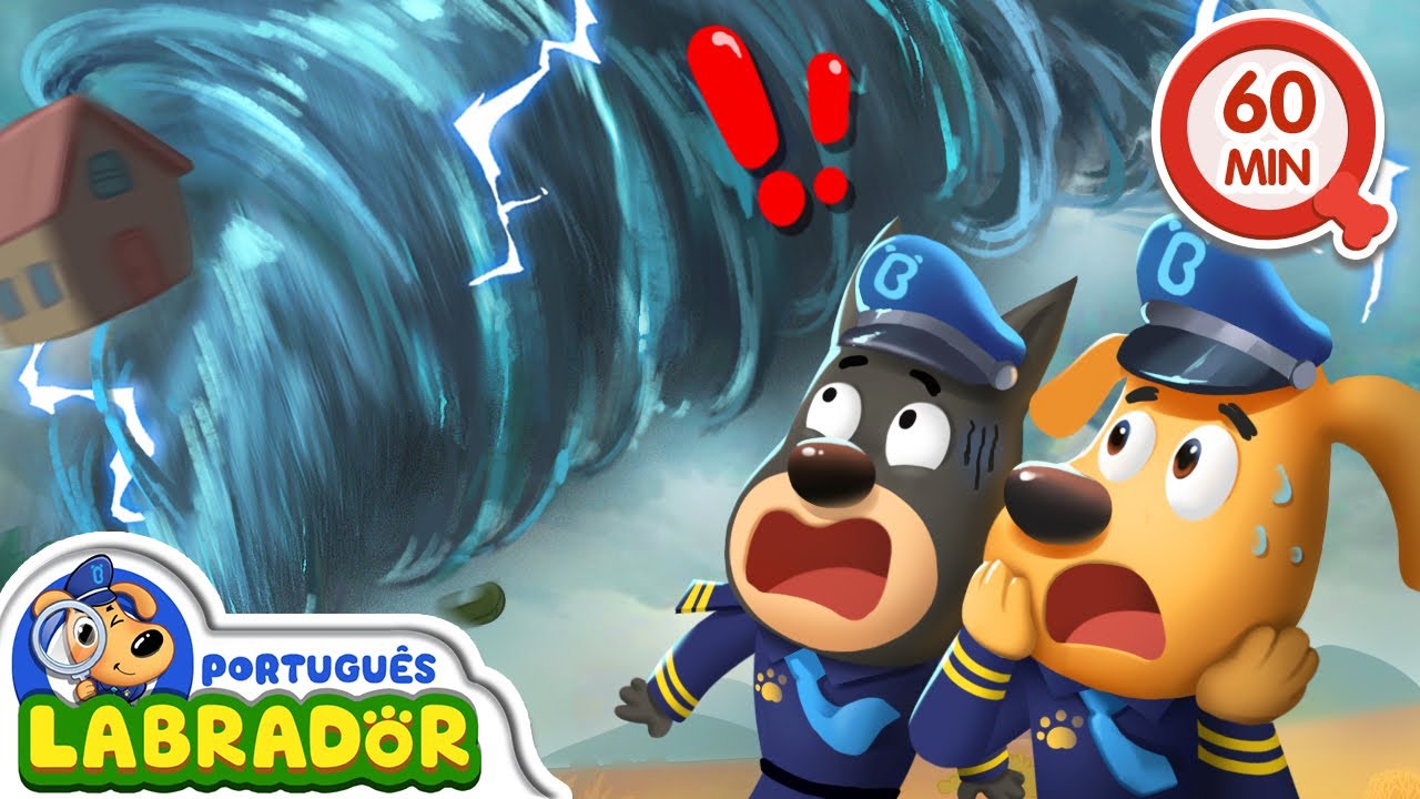 Detetive Labrador 🔍 - A Tempestade: O Poder do Tornado  | 60 MINUTOS do Devetive Labrador | BabyBus