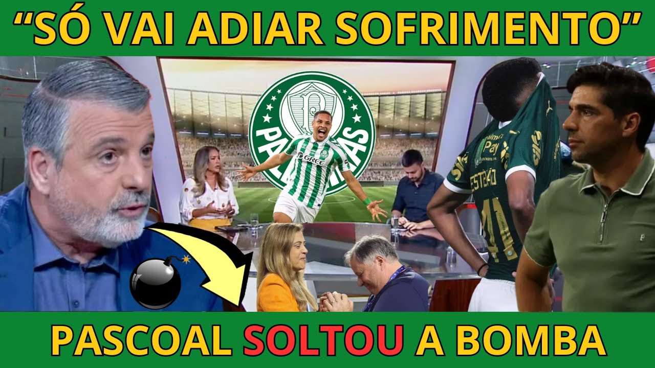 "TERRÍVEL!" PASCOAL REVELA SITUAÇÃO DELICADA NO VERDÃO.