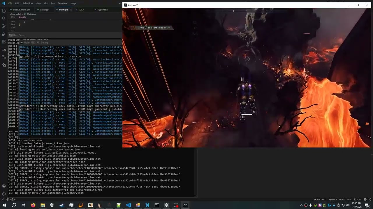 Anthem Private Server Testing