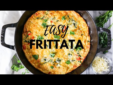 HOW TO MAKE A FRITTATA | Easy Veggie Frittata Recipe