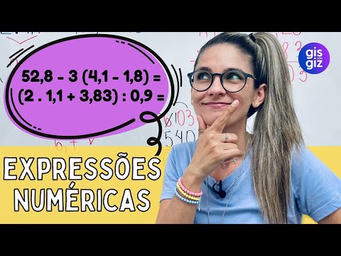 EXPRESSÃO NUMÉRICA COM NÚMEROS DECIMAIS