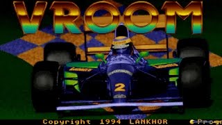 Vroom gameplay (PC Game, 1991)