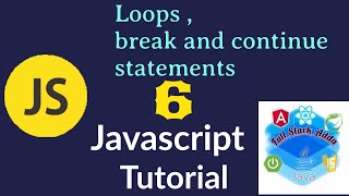 6.  Loops in Javascript | Full Stack Adda