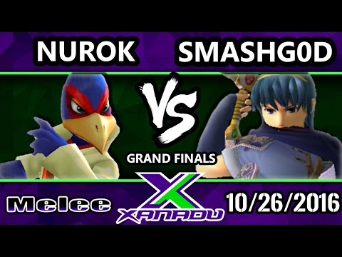 S@X 173 - Nurok (Falco) Vs. SmashG0D (Marth) - SSBM Grand Finals - Smash Melee