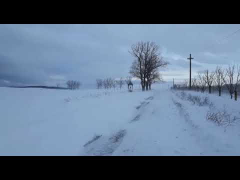 Drumul Ocna Sibiului Toparcea blocat de viscol