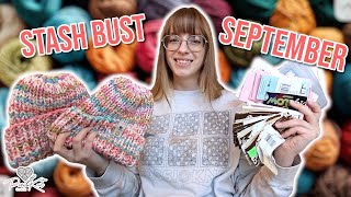 How Much Yarn did I Use in September? | PassioKnit Kelsie