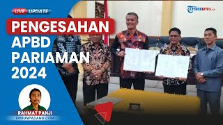 Sempat Alot dan Kerap Ditunda, Pemkot Pariaman Akhirnya Sahkan APBD 2024 Jelang Tengah Malam