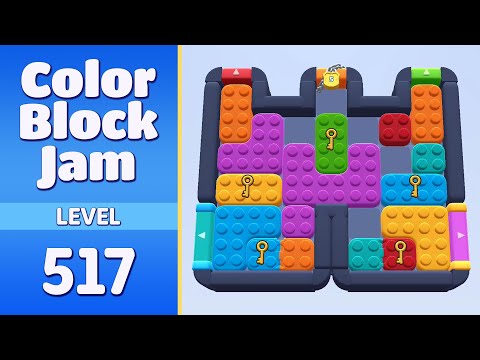 Color Block Jam Level 517 | Every Puzzle Solved! 🎯