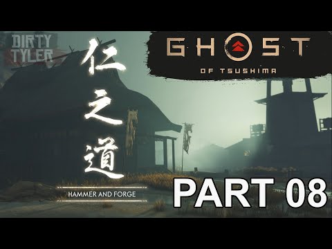 GHOST OF TSUSHIMA Walkthrough Gameplay Part 8 (No Commentary) (PS4 PRO) Hammer And Forge