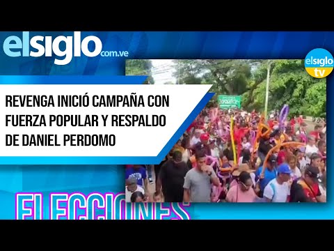 Revenga inició campaña con fuerza popular y respaldo de Daniel Perdomo