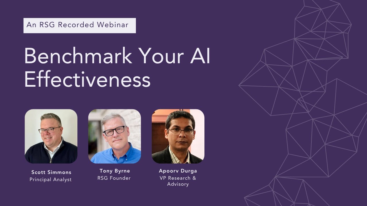 Webinar: Benchmark Your AI Effectiveness