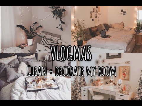 CLEAN MY ROOM FOR CHRITSMAS vlogmas || By hermoss