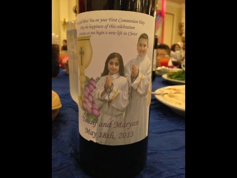 First Holy Communion of Yousif & Maryan / Mazin & Buthaina KasYounan Kids on May 18th. 2013