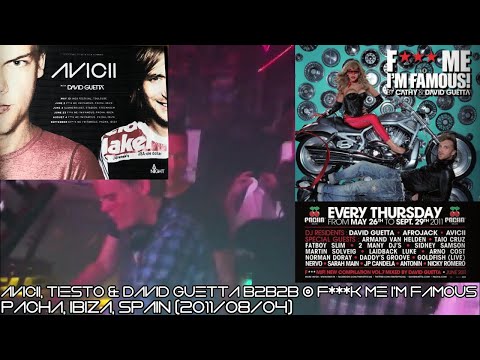 Avicii, Tïesto & David Guetta B3B @ 3 Day Tour, F***K Me I'm Famous Pacha, Ibiza, Spain (2011/08/04)