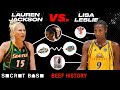 Lauren Jackson ripping Lisa Leslie's hair out heated up a decade-long beef. Was it intentional?