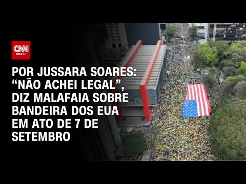 Silas Malafaia quer vetar bandeira dos EUA nos próximos atos | CNN PRIME TIME
