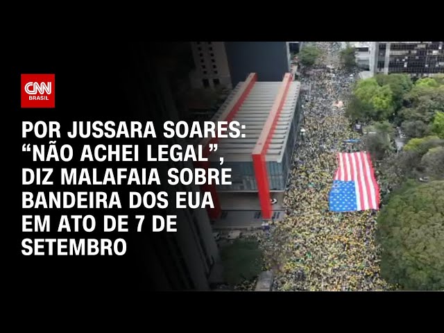 Silas Malafaia quer vetar bandeira dos EUA nos próximos atos | CNN PRIME TIME