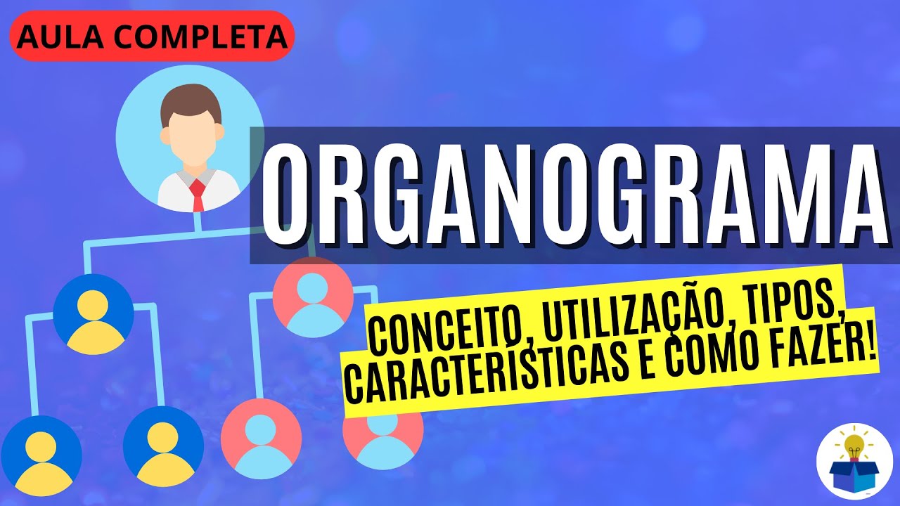 ORGANOGRAMA: Conceito, importância, características, tipos e como fazer! | Aula Completa