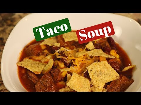 Shredded Beef Taco Soup | Rockin Robin Cooks