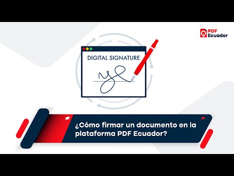 PDF Ecuador: Firma documentos