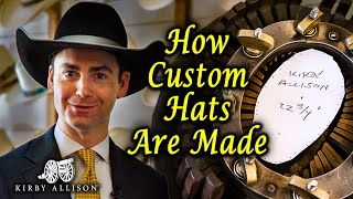 How Custom Cowboy Hats Are Made | Nathaniel&#39;s Custom Hats