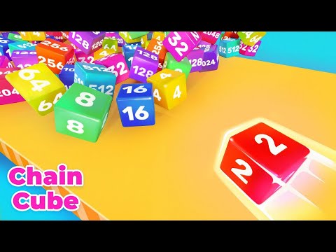 Chain Cube 2048 3D Merge Game: 32k block Unlocked