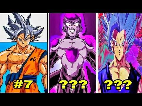 Ranking the Strongest Dragon Ball Characters 